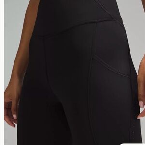 Lululemon Women's 6 Fast Free High-Rise Tight 25" *Pockets Black Leggings Yoga T